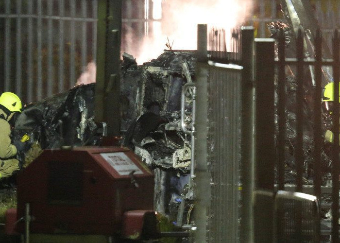 ΒΒC:NEKΡΟΣ Ο ΠΡΟΕΔΡΟΣ ΤΗΣ ΛΕΣΤΕΡ – ΣΥΝΕΤΡΙΒΗ ΤΟ ΕΛΙΚΟΠΤΕΡΟ ΤΟΥ ΕΞΩ ΑΠΟ ΤΟ ΓΗΠΕΔΟ!