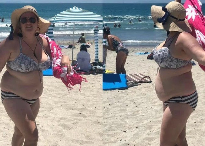 Προσέβαλαν μια γυναίκα στην παραλία για τα κιλά και το σώμα της, αλλά τους έδωσε την καλύτερη απάντηση!