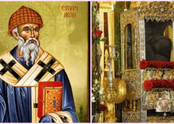 Μόλις αντίκρισαν την Εικόνα του Αγίου Σπυρίδωνος είπαν: Να αυτός ήταν ο Γέροντας που μας είπε να φέρουμε εδώ τα ψάρια!