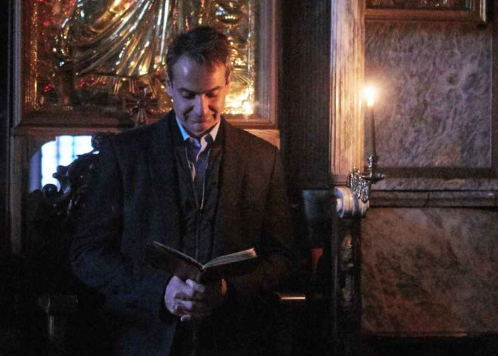 Το τριήμερο του Αγίου Πνεύματος Στο Άγιο Όρος ο Μητσοτάκης