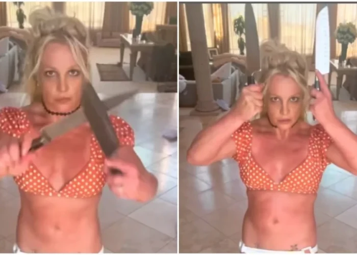 Μπρίτνεϊ Σπίαρς: Χορεύει με κουζινομάχαιρα – «Προκαλεί ανησυχία» γράφει η Daily Mail