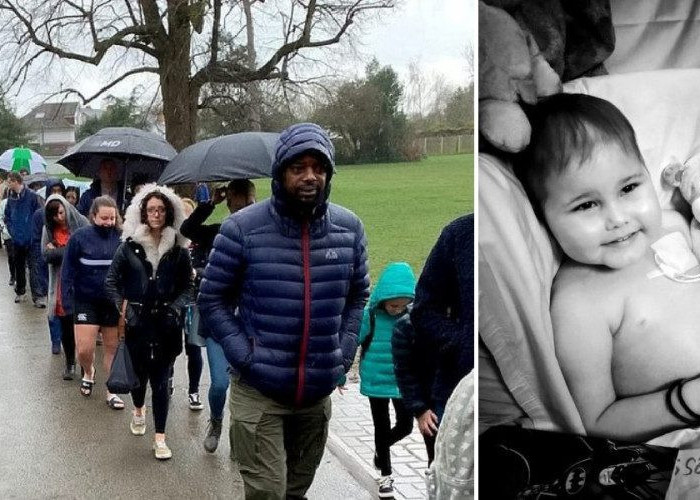 4.855 άνθρωποι περίμεναν ώρες κάτω από τη βροχή για να σώσουν τον 5χρονο Όσκαρ που πολεμάει τον καρκίνο!