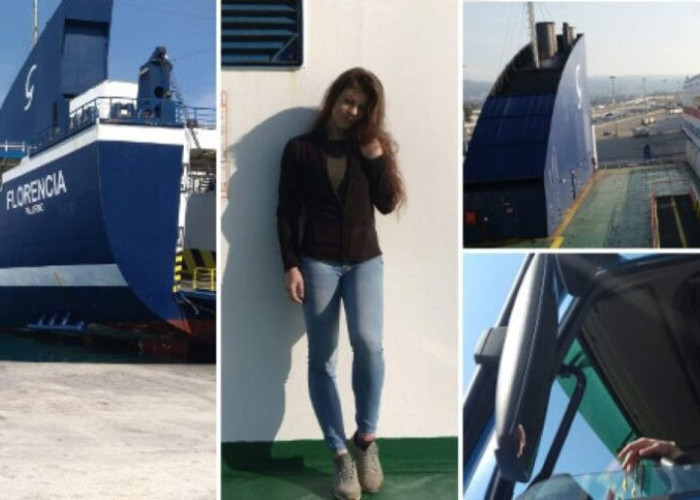 Ντανιέλα: Η νεότερη Ελληνίδα οδηγός νταλίκας είναι μόλις 24 ετών