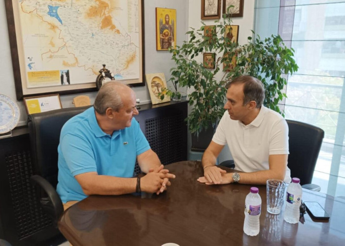 Ο Τάσος Χατζηβασιλείου στις Διευθύνσεις Εκπαίδευσης Σερρών