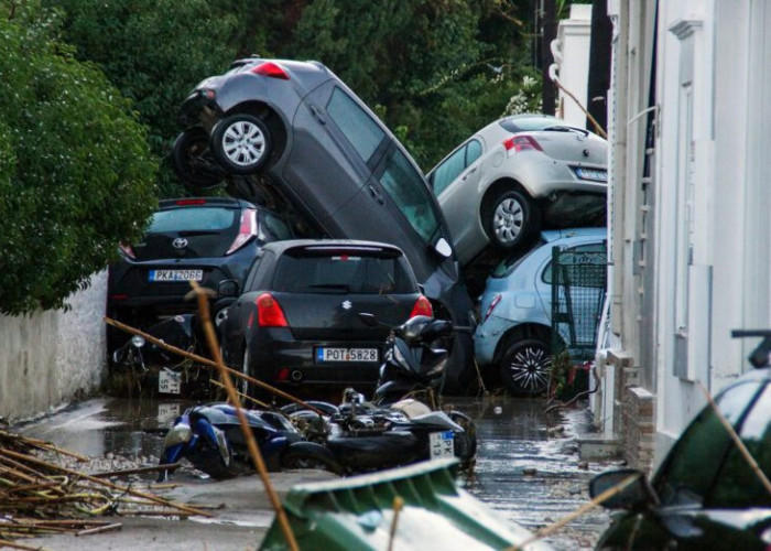 Καταστροφές στην Ρόδο από την κακοκαιρία 