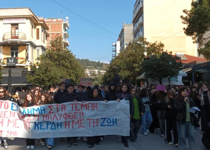 Με σύνθημα «Δεν έχω οξυγόνο» στους δρόμους και οι Σερραίοι μαθητές και φοιτητές
