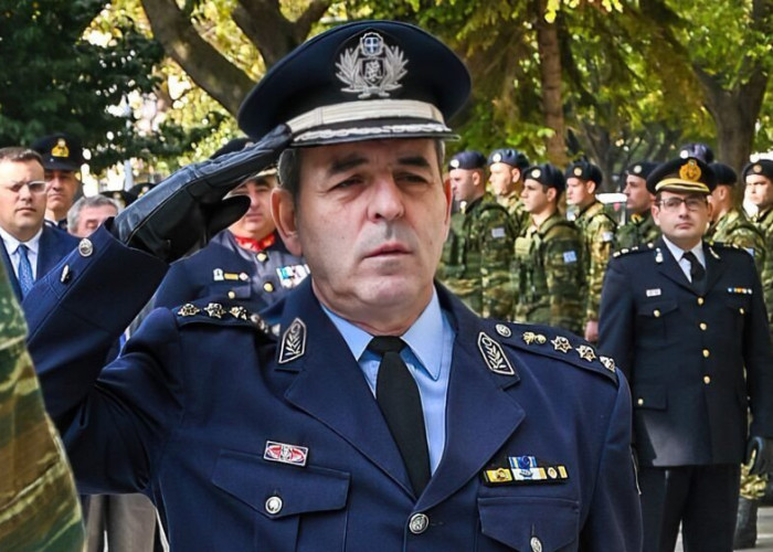 Ο Ταξίαρχος Ευάγγελος Τσιώτας διευθυντής της Διεύθυνσης Αστυνομίας Σερρών