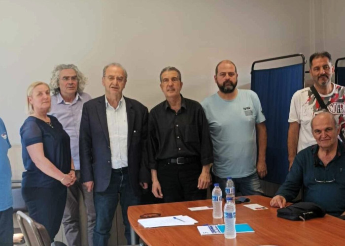 Εργατικό Κέντρο Σερρών: Συνάντηση με Δημήτρη Στρατούλη και κλιμάκιο της Ενωτικής Πρωτοβουλίας ΜέΡΑ25 – Ανατρεπτική Οικολογική Αριστερά
