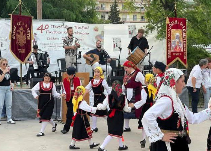 4ο Πανελλήνιο Παιδικό Πανθρακικό Αντάμωμα – Η πόλη των Σερρών «γέμισε» Θρακιώτες