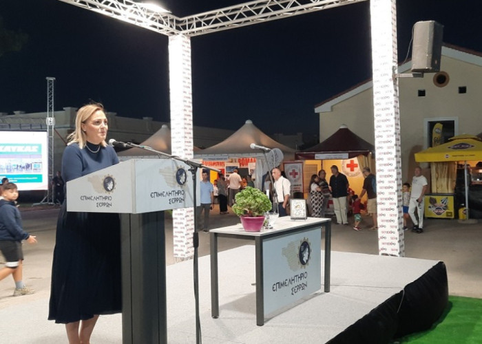 Η Δήμαρχος Σερρών στα εγκαίνια της 10ης  SEREXPO 2025