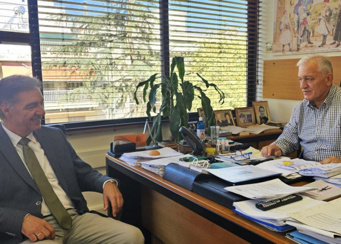 Συνάντηση Κυρίζογλου - Μασλαρινού για θέματα του Κέντρου Κοινωνικής Πρόνοιας Κεντρικής Μακεδονίας