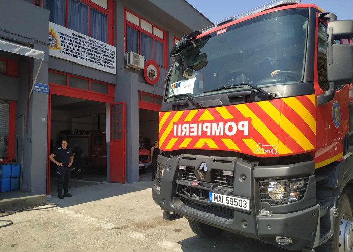 Σέρρες - Έφυγαν οι Ρουμάνοι πυροσβέστες - Του χρόνου και πάλι με υγεία