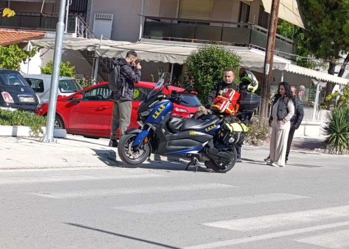 Σέρρες: Ατύχημα μοτοσυκλετιστή στους Σαράντα Μάρτυρες