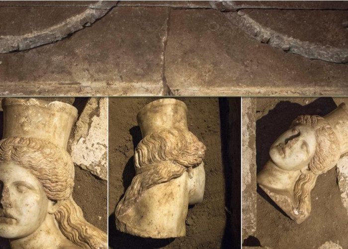 Αμφίπολη:Από το μουσείο στο Τάφο η μαρμάρινη κεφαλή της σφίγκας!