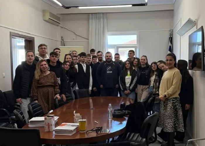 Μαθητές του 1ου ΓΕΛ Συκεών στα γραφεία του Οικονομικού Επιμελητηρίου Ελλάδος