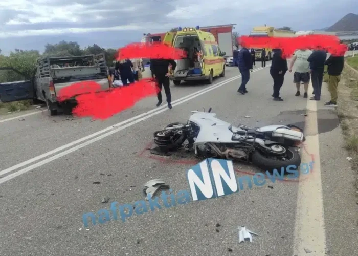 Αγροτικό παρέσυρε δύο μοτοσυκλέτες – Νεκρός 21χρονος, σοβαρά τραυματίας 37χρονος – Τραυματίσθηκε 14χρονος