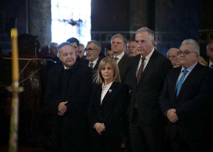 Η Περιφερειάρχης Κεντρικής Μακεδονίας Αθηνά Αηδονά στη Δοξολογία της Πρωτοχρονιάς στη Θεσσαλονίκη