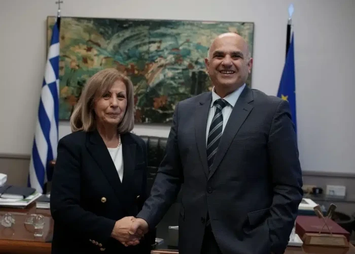 Συνάντηση της Περιφερειάρχη Αθηνάς Αηδονά με τον νέο Πρόεδρο της ΔΕΘ Χρήστο Τσεντεμεΐδη