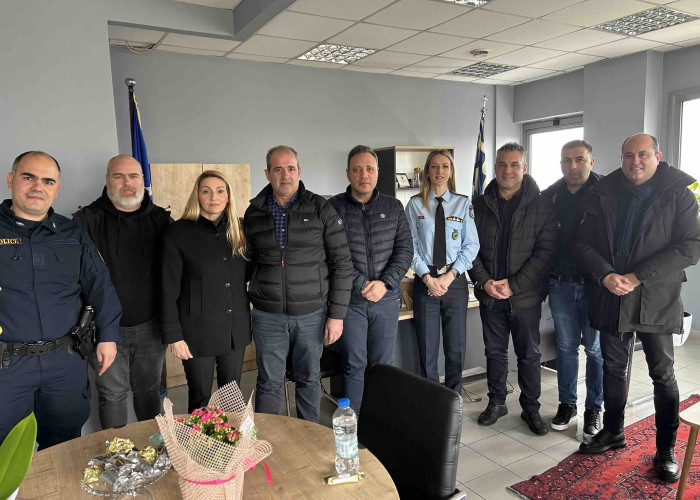 Ευχήθηκε το Διοικητικό Συμβούλιο της Ένωσης Αστυνομικών Υπαλλήλων Σερρών Καλή επιτυχία στο έργο της κ. Δούμα