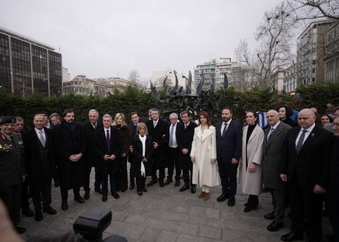 Η Περιφερειάρχης Κεντρικής Μακεδονίας Αθηνά Αηδονά στις εκδηλώσεις για την Εθνική Ημέρα Μνήμης των Ελλήνων Εβραίων Μαρτύρων και Ηρώων του Ολοκαυτώματος