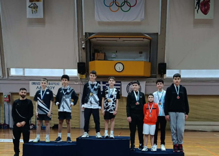 Πανελλήνιο ΟΠΕΝ Αντιπτέρισης Κ15 & Κ 19-Ο ΠΛΑΤΩΝ ΣΕΡΡΩΝ με 5 μετάλλια στα 15αρια
