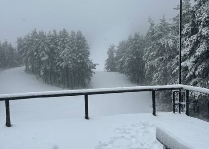 Σέρρες: Χιόνισε στο Λαϊλιά