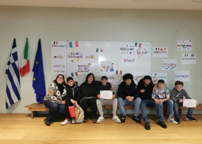 Φιλοξενία μαθητών και εκπαιδευτικών από την Ιταλία στο Δημοτικό Σχολείο Νέου Σουλίου