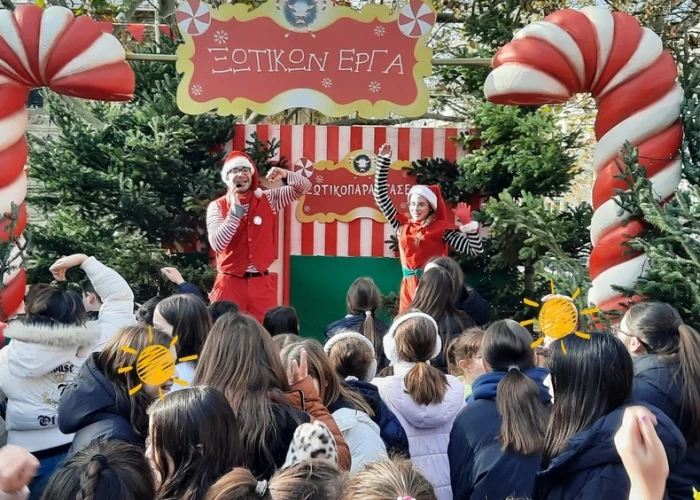 Σε γιορτινό κλίμα η πόλη των Σερρών συνεχίζονται οι χριστουγεννιάτικες δράσεις της «Πολιτείας των Ευχών»