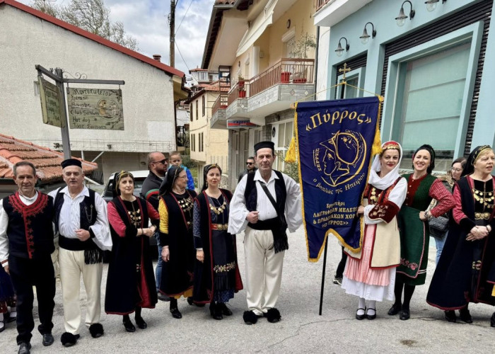 Ο Σύλλογος «Πύρρος-Εργαστήρι Παραδοσιακών Χορών» μεταφέρει το μήνυμα της παράδοσης και της άνοιξης