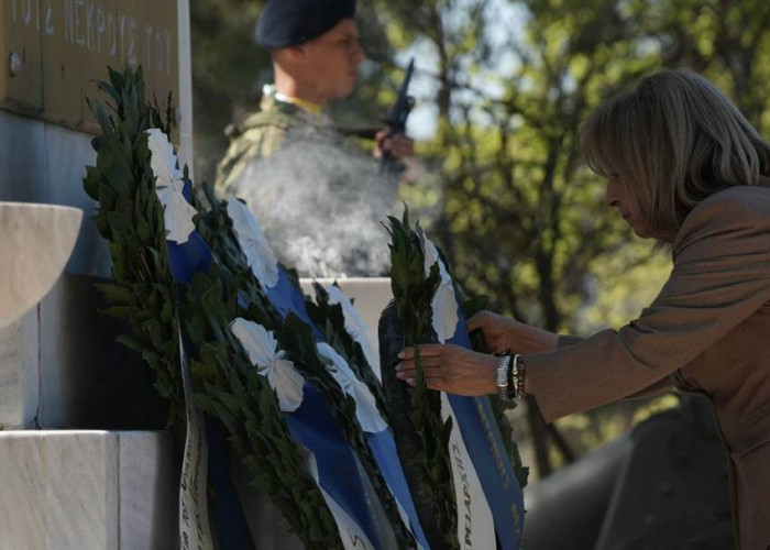 Η Περιφερειάρχης Αθηνά Αηδονά στις εκδηλώσεις για τον εορτασμό της Εθνικής Επετείου της 25ης Μαρτίου 1821
