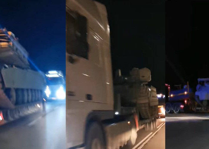 Βουλγαρία: Νταλίκες με αμερικανικά τανκς κατευθύνονται στον Έβρο