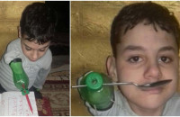 ΠΑΤΕΡΑΣ ΕΚΑΝΕ ΠΡΟΣΘΕΤΙΚΗ ΣΤΟ ΠΑΙΔΙ ΤΟΥ ΜΕ ΠΛΑΣΤΙΚΟ ΜΠΟΥΚΑΛΙ ΕΠΕΙΔΗ ΔΕΝ ΜΠΟΡΟΥΣΕ ΝΑ ΠΛΗΡΩΣΕΙ ΓΙΑ ΕΠΕΜΒΑΣΗ!