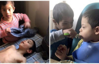 Παιδί 4 ετών με Σύνδρομο Down φροντίζει τα 3 ανάπηρα αδέλφια του και συγκινεί το διαδίκτυο!