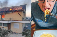 Άφησε άφωνους τους γείτονες: Γιατρός έβαλε φωτιά στο σπίτι του και μετά έτρωγε αμέριμνος μακαρόνια στην αυλή