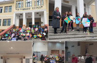 Την Παιδιατρική Κλινική του Νοσοκομείου Σερρών επισκέφτηκαν μαθητές του 1ου Γυμνασίου