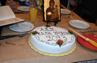 Η ΑΕΣ έκοψε Βασιλόπιτα στο ψητοπωλείο «Μανώλης»