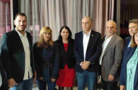 Οι Σερραίοι υποψήφιοι της Ελληνικής Λύσης υποδέχθηκαν στις Σέρρες τον Κυριάκο Βελόπουλο