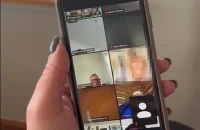 Άβολη στιγμή σε διαδικτυακή κηδεία: Γυμνάστρια εμφανίστηκε γυμνή στο Zoom