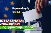 Ευρωεκλογές 2024: Τα αποτελέσματα στο Δήμο Εμμανουήλ Παππά (Σερρών)