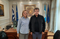Επίσκεψη του Υπουργού Προστασίας του Πολίτη στον Δήμο Σερρών – Συνάντηση Βαρβάρας Μητλιάγκα και Μιχάλη Χρυσοχοΐδη