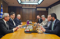 Συνάντηση Λιβάνιου με Χατζημάρκο στο Υπουργείο Εσωτερικών