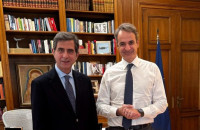 Συνάντηση εργασίας στο Μέγαρο Μαξίμου μεταξύ Μητσοτάκη – Γκιουλέκα