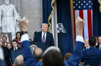 ΗΠΑ: Όλα όσα έγιναν στην τελετή ορκωμοσίας του Ντόναλντ Τραμπ