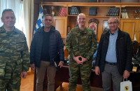 H Ε.Σ.ΠΕ.Ε.Σ στον Ανώτερο Διοικητή Φρουράς Σερρών Ταξίαρχο Γεώργιο Λιάμπα