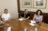 Επίσκεψη στο Δημαρχείο Σερρών της Συντονίστριας του Γραφείου Πρωθυπουργού στη Θεσσαλονίκη Έλενα Σώκου