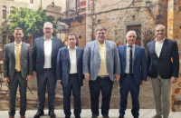 To Επιμελητήριο Σερρών στα εγκαίνια της έκθεσης «Άρωμα Χίου» στο Σύνταγμα