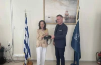 Συνάντηση Αγγελόπουλου – Διαμαντοπούλου στις εγκαταστάσεις του ΔΙΠΑΕ στη Σίνδο