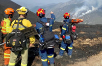 Οι Έλληνες δασοκομάντος επιχειρούν στο πύρινο μέτωπο της Ισπανίας