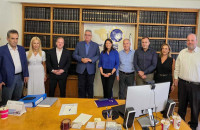 Η Υπουργός Εργασίας Νίκη Κεραμέως στο Επιμελητήριο Σερρών