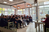 Με πλήθος κόσμου η εκδήλωση για τον κομμουνιστή Δήμαρχο Σιδηροκάστρου Στέργιο Λεβέντη